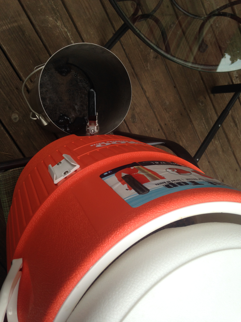 Brewing in progress